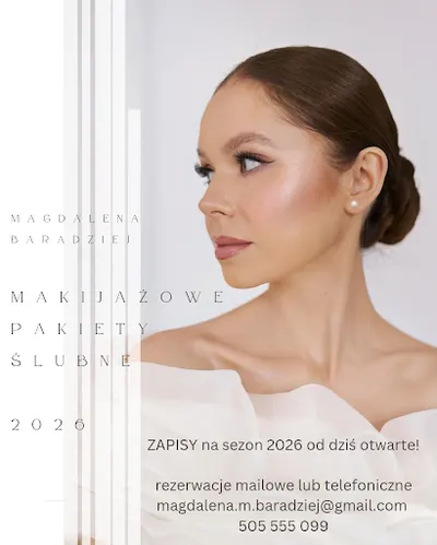 wizaż/ Magdalena Pawlak - makijaż ślubny w Twoim domu